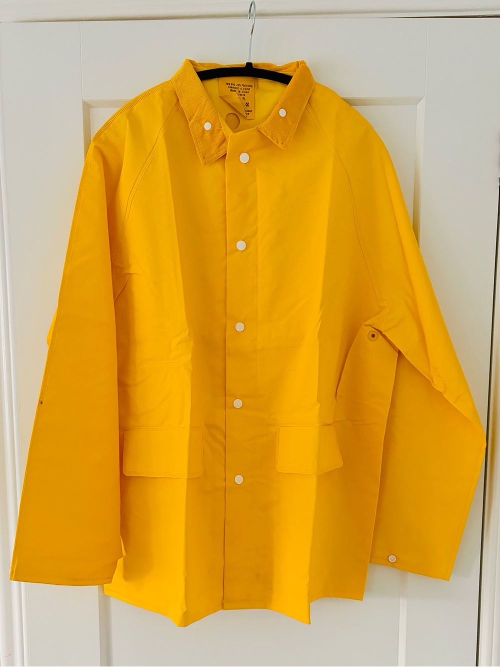 Vintage Yellow Heavy Duty Rain Jacket